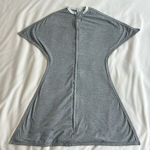 Zipadee-Zip Sleeping Baby sleep sack Small 4-8 months pink cherry- grey